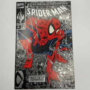 Spider-Man #1 McFarlane Silver Variant Comic ©️1990